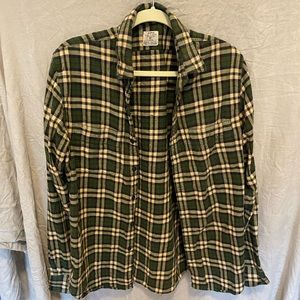 J. Crew Men’s Flannel. Perfect for layering over over crop tops and dresses!
